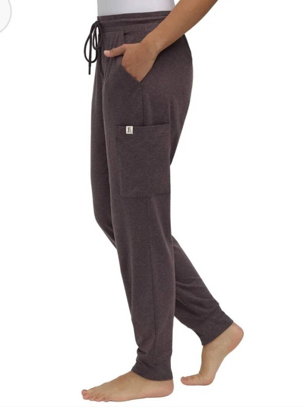 Frank And Oak Cargo Joggers Women's Size Medium Heathered Purple Casual Lounge